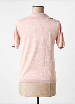 Pulover elasticitate mâneci scurte roz WEEKEND MAXMARA femeie