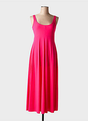 Rochie lungă fără mâneci fără mâneci roz INDIES femeie