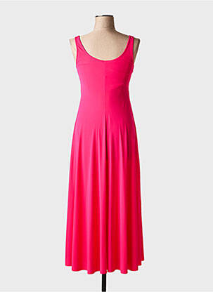 Rochie lungă fără mâneci fără mâneci roz INDIES femeie