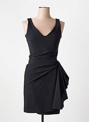 Rochie scurtă fără mâneci fără mâneci negru INDIES femeie