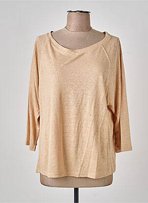 Tricou mâneci 3/4 mâneci 3/4 bej NOTSHY femeie