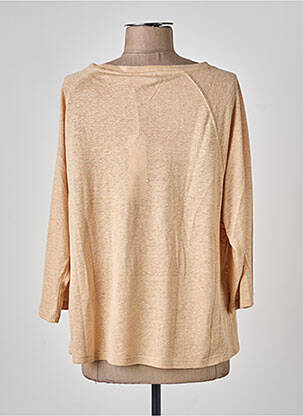 Tricou mâneci 3/4 mâneci 3/4 bej NOTSHY femeie