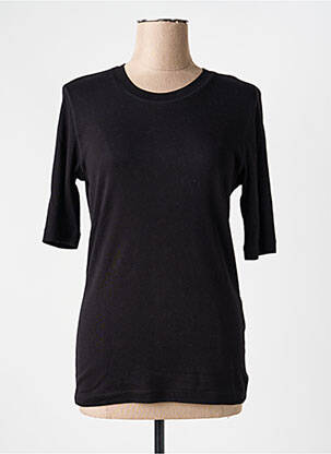 Tricou elasticitate mâneci scurte negru CLOSED femeie