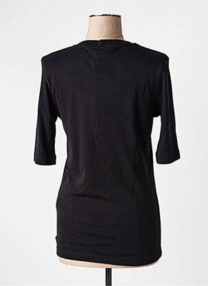 Tricou elasticitate mâneci scurte negru CLOSED femeie