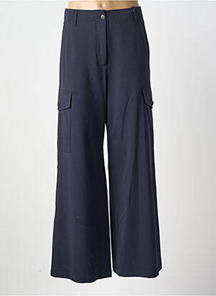 Pantalon cargo talie înaltă talie înaltă albastru WEEKEND MAXMARA femeie
