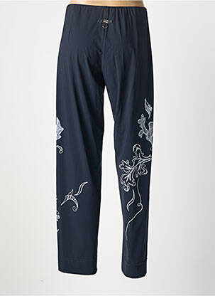 Pantalon slim talie elastică mărime normală albastru HIGH femeie