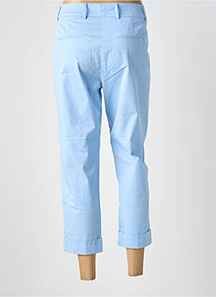 Pantalon 7/8 talie cu cleme mărime normală albastru RAFFAELLO ROSSI femeie