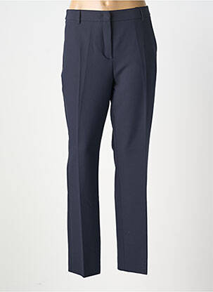 Pantalon drept țesătură crep mărime normală albastru WEEKEND MAXMARA femeie