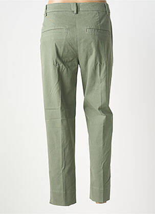 Pantalon chino țesătură poplin mărime normală verde CLOSED femeie