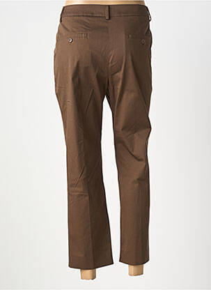 Pantalon drept țesătură poplin mărime normală maro WEEKEND MAXMARA femeie