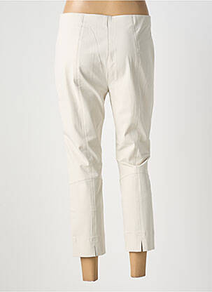 Pantalon 7/8 țesătură poplin mărime normală bej RAFFAELLO ROSSI femeie