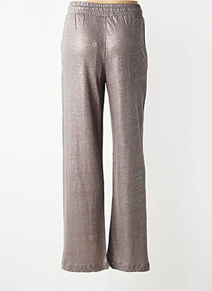 Pantalon drept talie elastică argintiu NOTSHY femeie