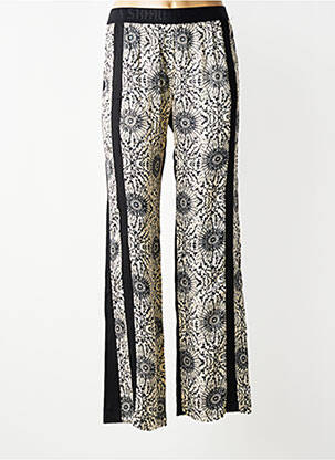 Pantalon evazat talie elastică negru BEATE HEYMANN femeie