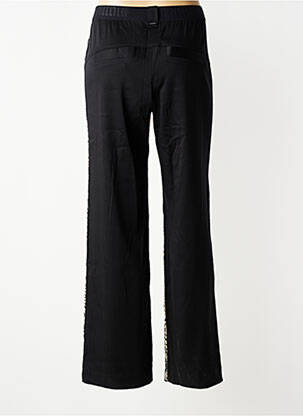 Pantalon evazat talie elastică negru BEATE HEYMANN femeie
