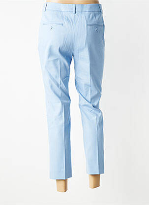 Pantalon 7/8 închidere cu fermoar sub clapetă cu cârlig albastru MAX MARA femeie