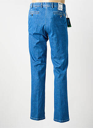 Pantalon chino elasticitate talie joasă albastru MEYER bărbat