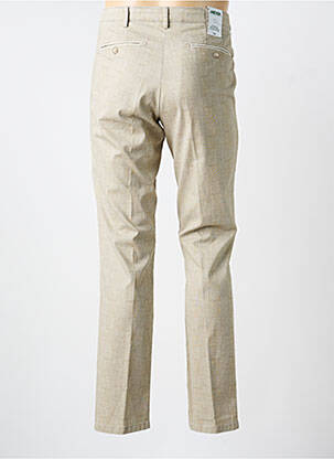 Pantalon chino imprimeu imprimeu prinț de wales mărime normală bej MEYER bărbat