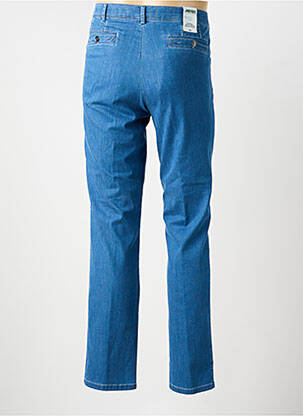 Pantalon chino elasticitate mărime normală albastru MEYER bărbat