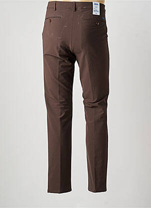 Pantalon chino elasticitate mărime normală maro MEYER bărbat