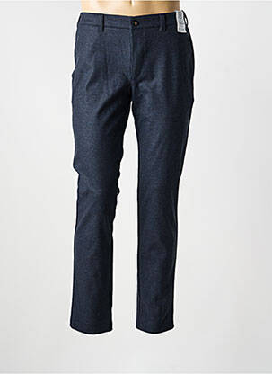 Pantalon chino țesătură melanj talie joasă albastru M5 BY MEYER bărbat