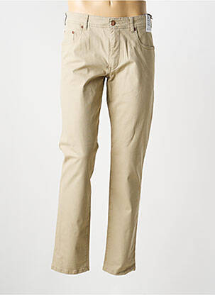 Pantalon slim țesătură poplin mărime normală bej M5 BY MEYER bărbat