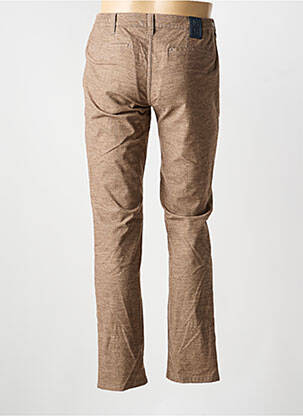 Pantalon chino țesătură melanj mărime normală maro M5 BY MEYER bărbat