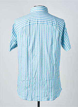 Cămașă cu mâneci scurte croială cambrată albastru DESOTO bărbat
