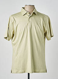 Polo țesătură jersey mâneci scurte verde DESOTO homme