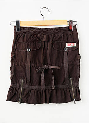 Fustă midi mărime normală maro RWD fată