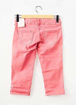 Blugi cu croială slim elasticitate talie cu cleme roz PEPE JEANS fată
