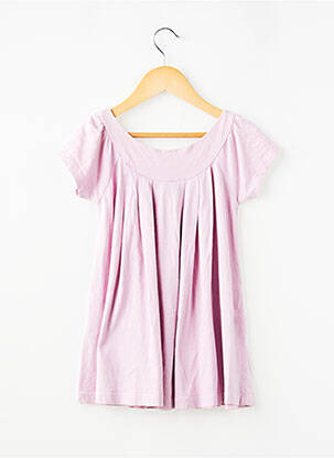 Rochie midi mâneci scurte mâneci scurte violet DIPLODOCUS fată