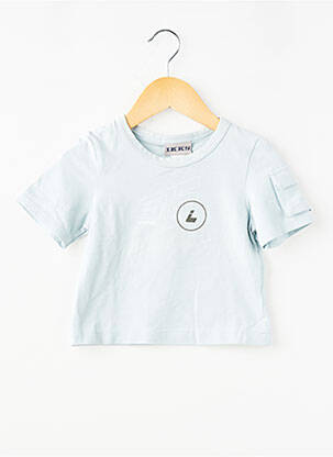 Tricou elasticitate mâneci scurte albastru IKKS băiat