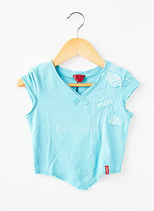 Tricou elasticitate mâneci scurte albastru LEVI'S fată