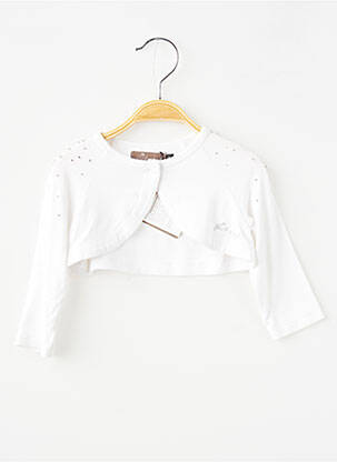 Bolero țesătură jersey alb JEAN BOURGET fată
