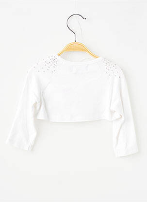 Bolero țesătură jersey alb JEAN BOURGET fată
