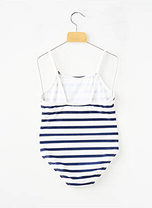 Costum de baie dintr-o singură piesă elasticitate albastru LE PETIT MARCEL fată