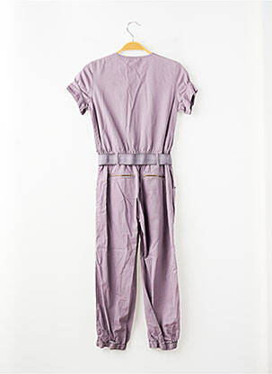 Salopetă-pantalon guler rotund violet LA FEE MARABOUTEE fată