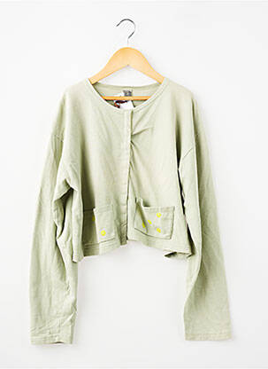 Jachete casual guler rotund verde LILITH fată
