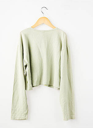 Jachete casual guler rotund verde LILITH fată