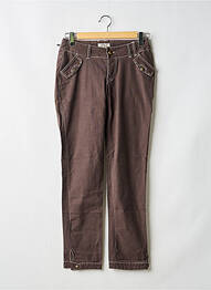 Pantalon slim mărime normală maro LOLA ESPELETA fată