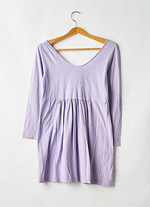 Top țesătură jersey mâneci lungi violet GESCOT femeie