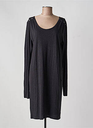 Rochie midi mâneci lungi mâneci lungi negru MAISON SCOTCH femeie