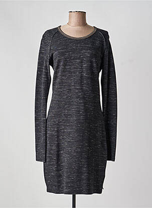 Rochie midi mâneci lungi mâneci lungi gri MAISON SCOTCH femeie