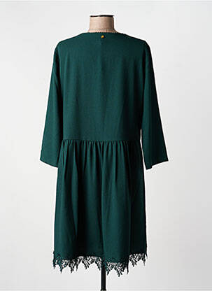Rochie midi mâneci lungi mâneci lungi verde I.CODE (By IKKS) femeie
