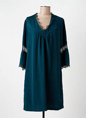 Rochie midi mâneci lungi mâneci lungi verde I.CODE (By IKKS) femeie