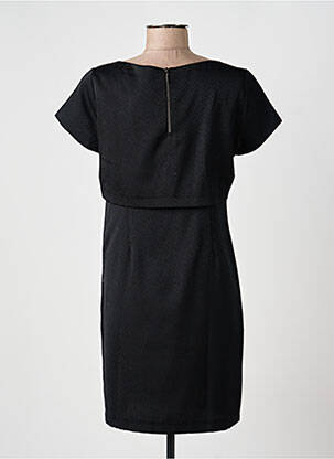 Rochie scurtă mâneci scurte mâneci scurte negru I.CODE (By IKKS) femeie