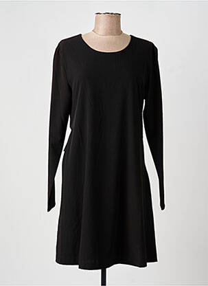 Rochie midi mâneci lungi mâneci lungi negru BY ZOE femeie