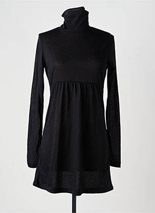 Rochie scurtă mâneci lungi mâneci lungi negru DDP femeie