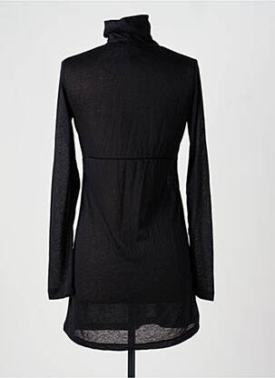 Rochie scurtă mâneci lungi mâneci lungi negru DDP femeie