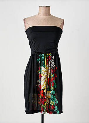 Rochie scurtă fără mâneci fără mâneci negru YUMI femeie